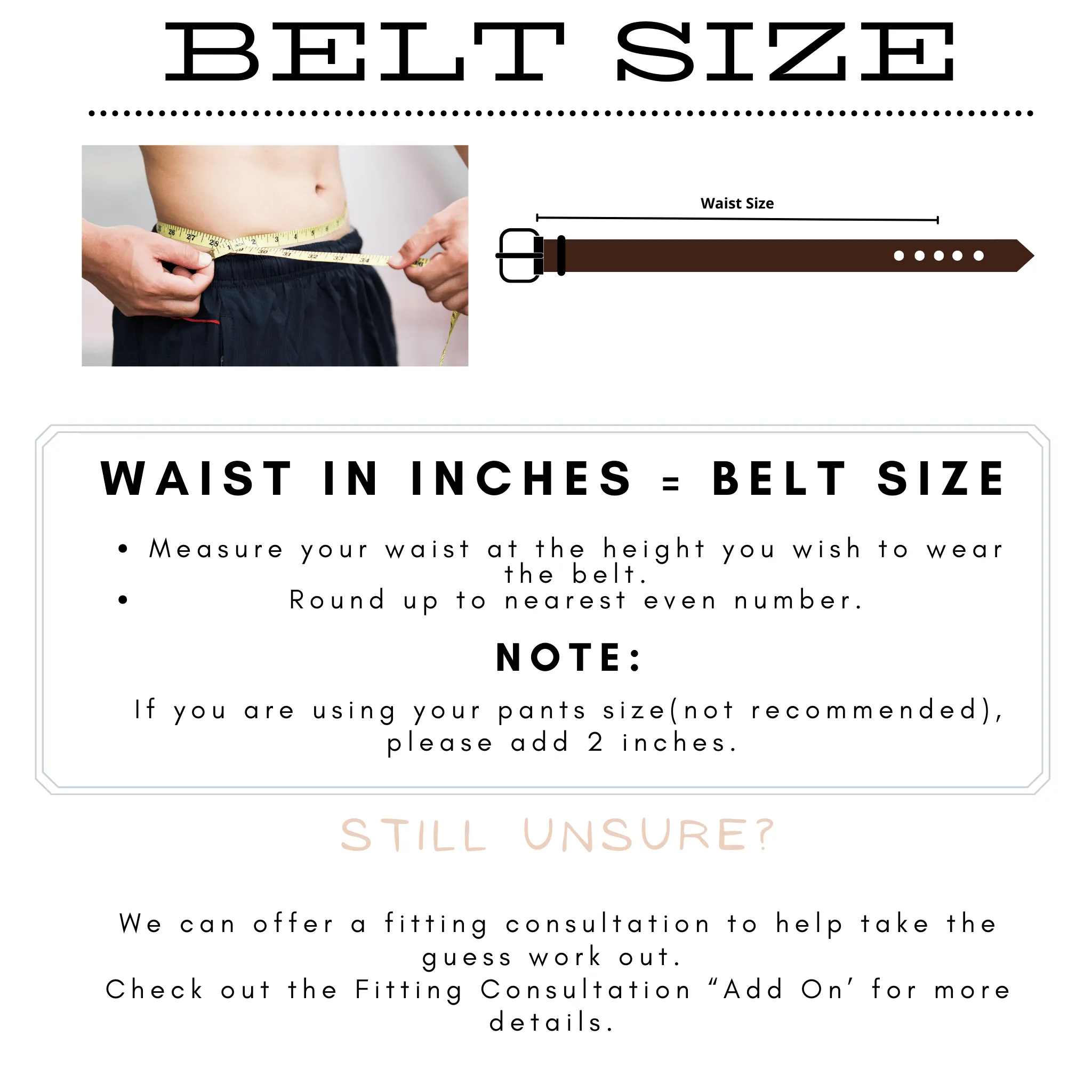 35mm | Cognac | Italian Leather | Dress Belt