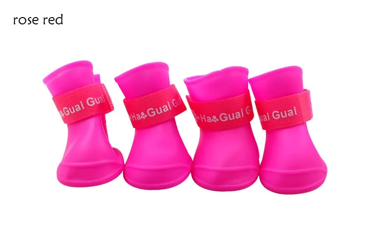 4Pc/Set Pet Dog Rain Shoes
