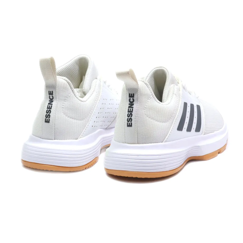 Adidas Essence Sport Shoes Leather White Colour For Women