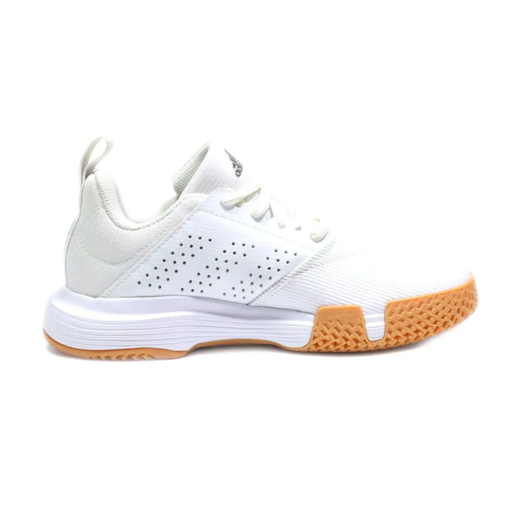Adidas Essence Sport Shoes Leather White Colour For Women