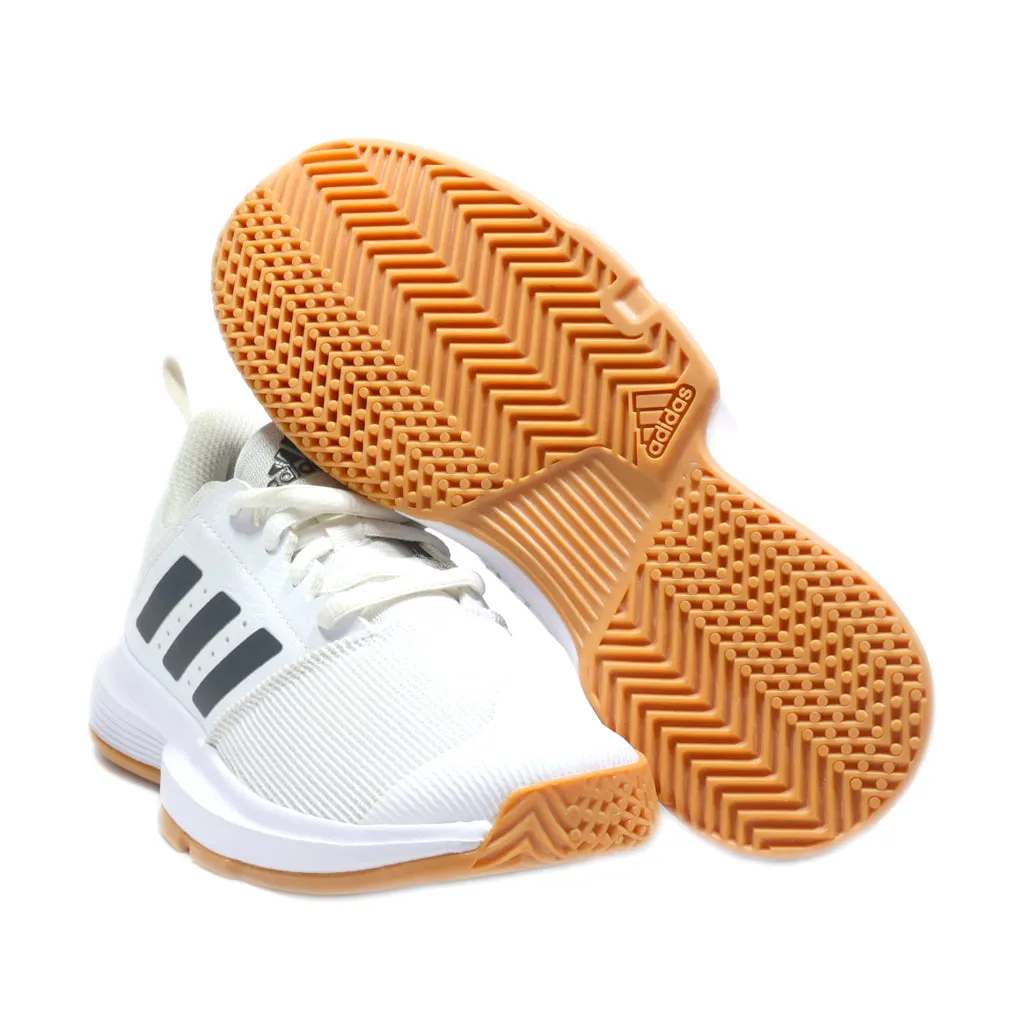 Adidas Essence Sport Shoes Leather White Colour For Women