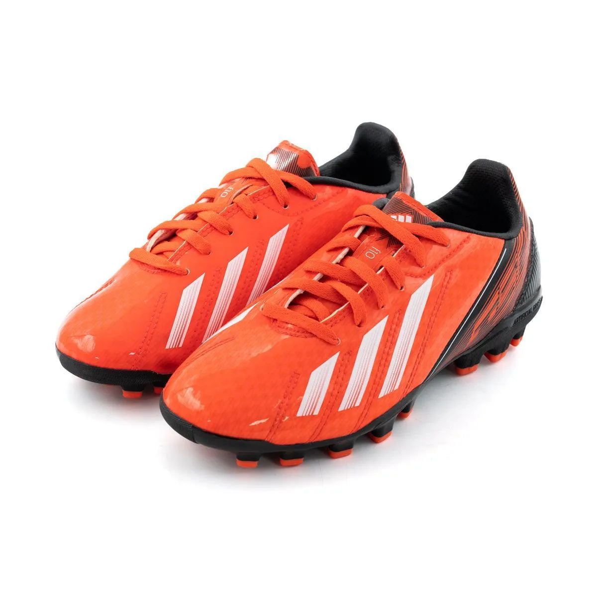 Adidas F50 Adizero Sport Shoes Leather Orange Colour For Kids