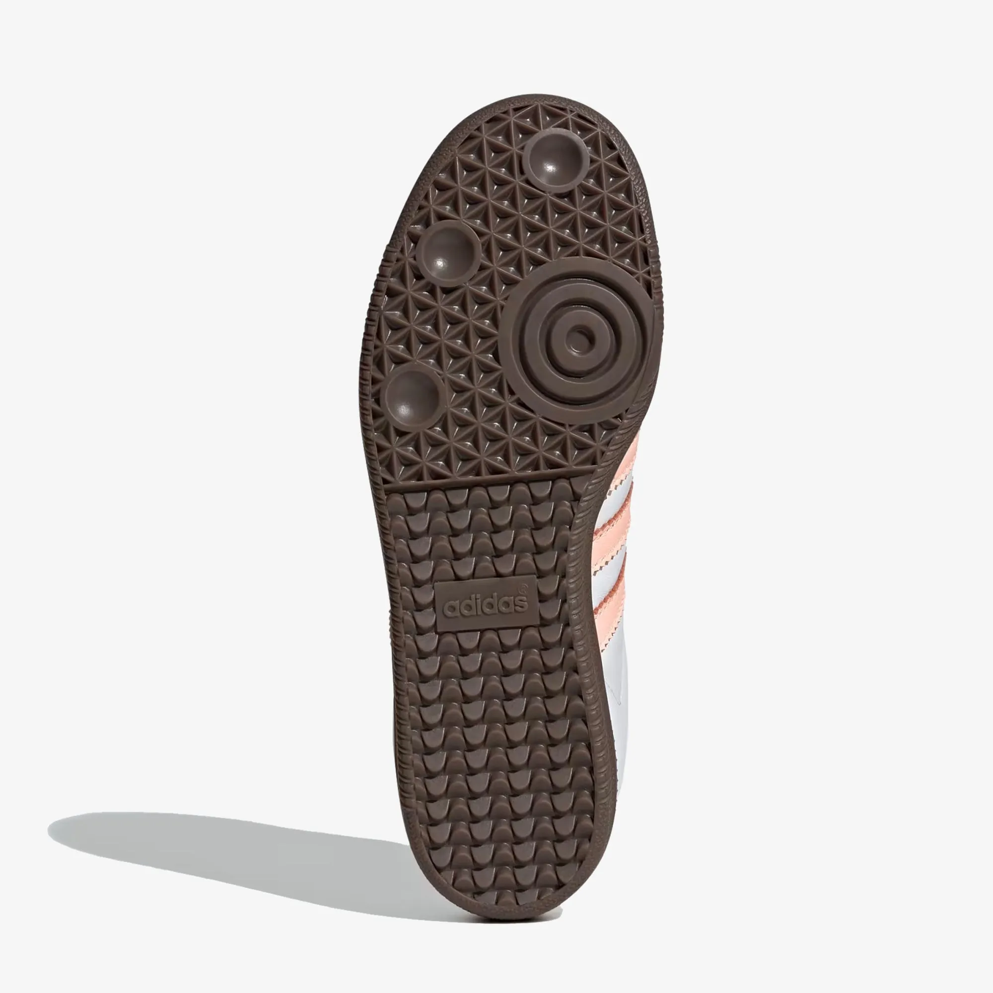 ADIDAS ORIGINALS | WMN'S SAMBA OG { CLOUD WHITE/CLEAR ORANGE/SEMI CORAL