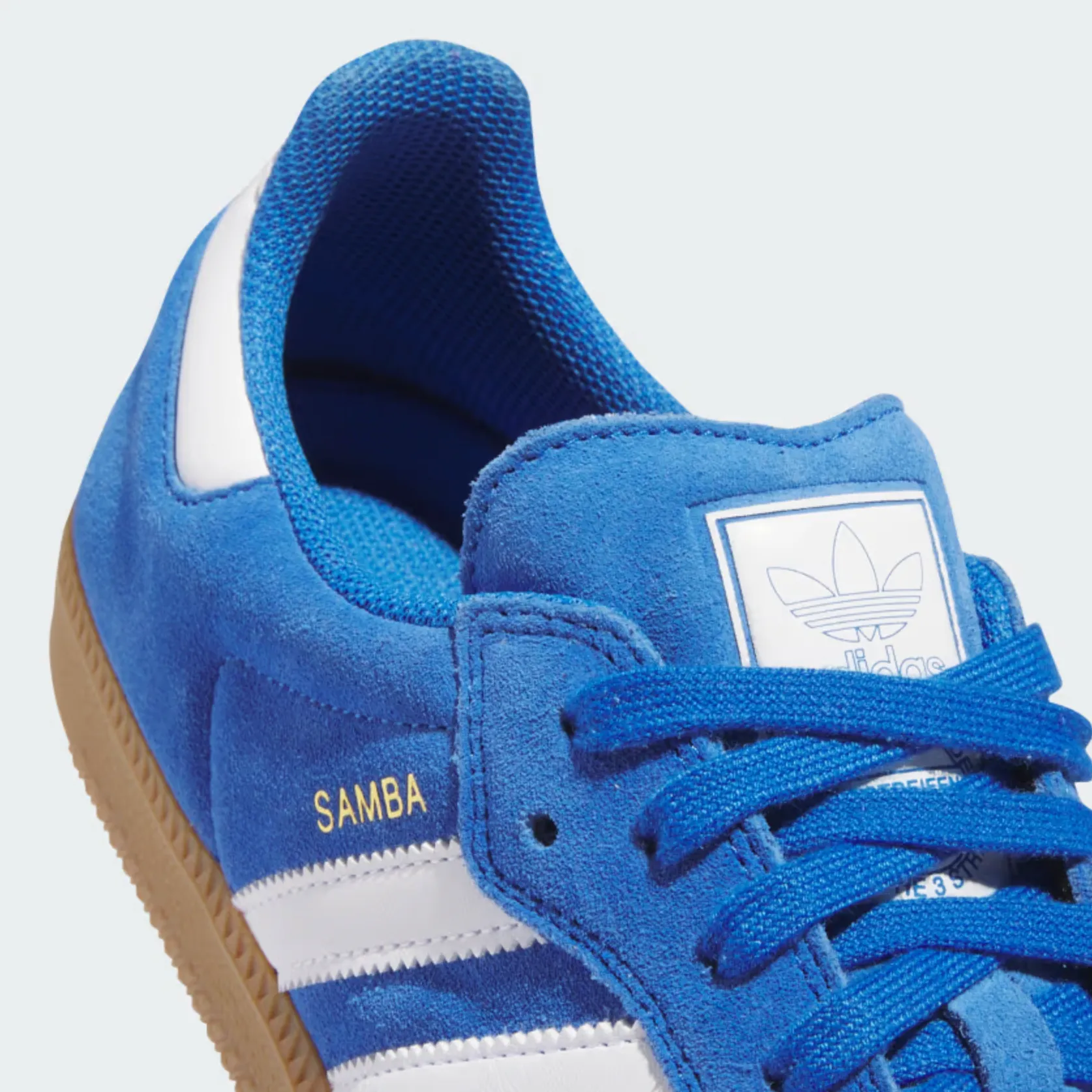 ADIDAS SAMBA ADV BLUE BIRD / CLOUD WHITE / GOLD METALLIC