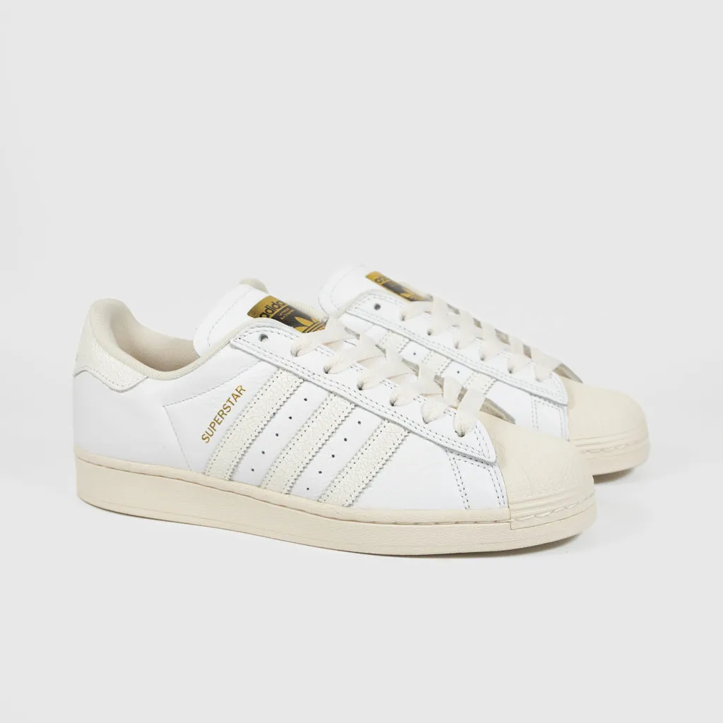 Adidas Skateboarding - Superstar ADV Shoes - Footwear White / Footwear White / Chalk White