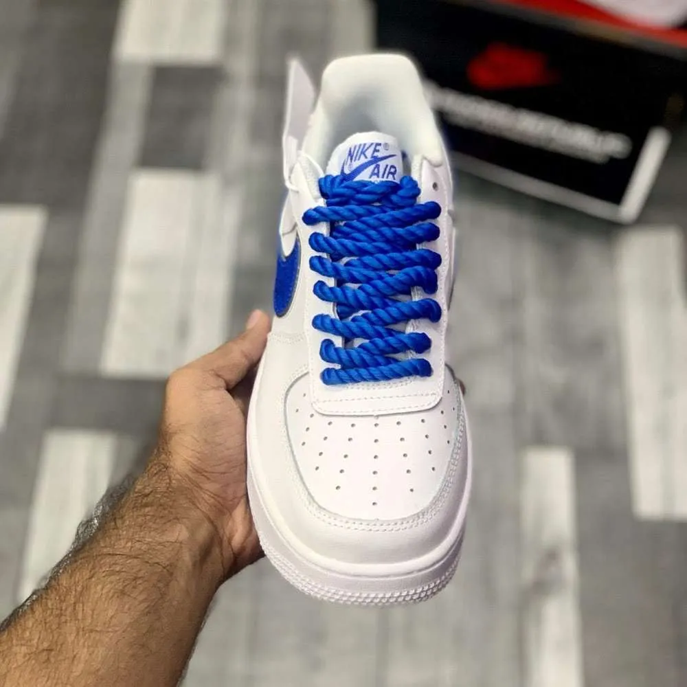 AF-1 Custom Lo-Vi Rope (Blue) | Create Your Style with Rope Laces