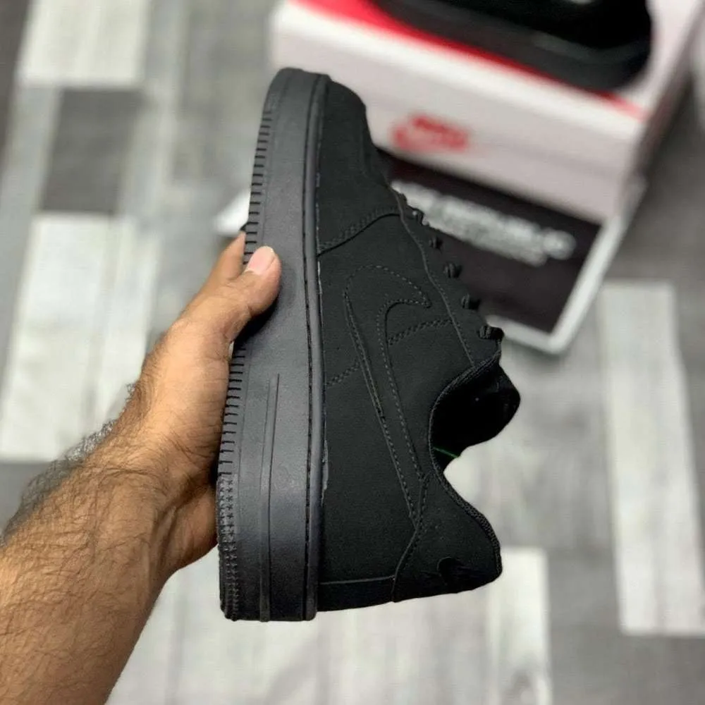 Air Force 1 Black Rope Laces | Bold Statement Sneaker