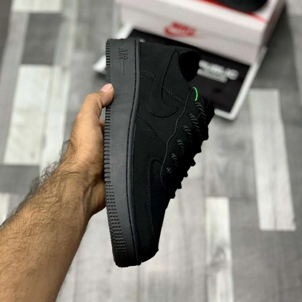 Air Force 1 Black Rope Laces | Bold Statement Sneaker