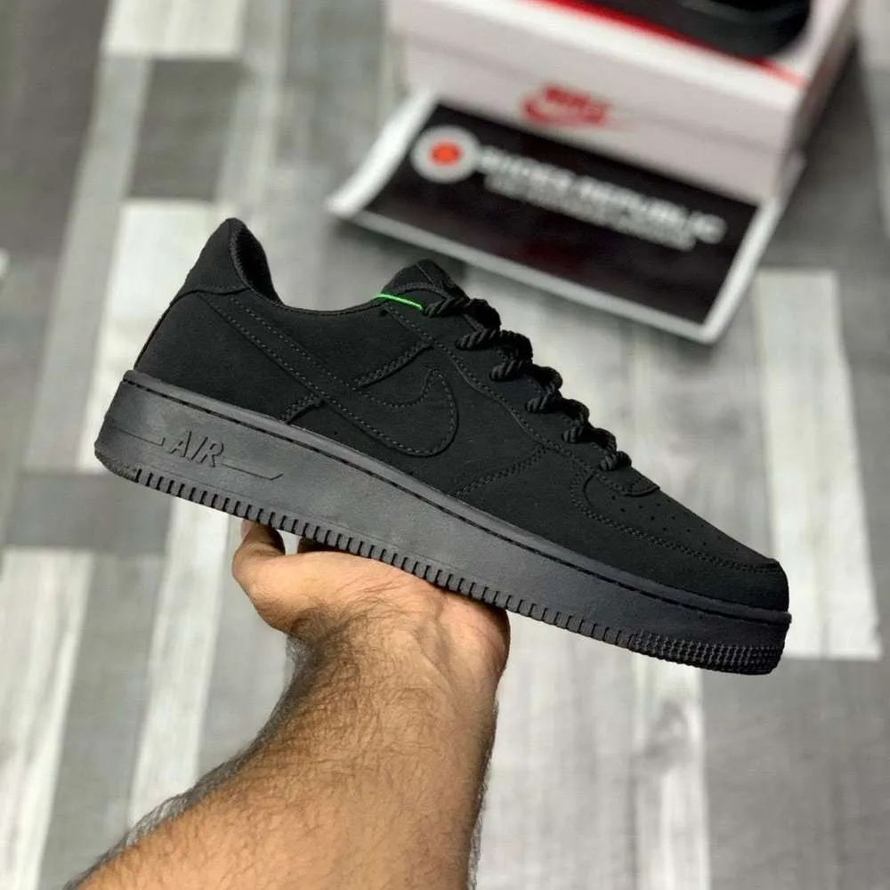 Air Force 1 Black Rope Laces | Bold Statement Sneaker