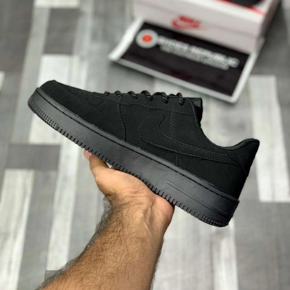 Air Force 1 Black Rope Laces | Bold Statement Sneaker