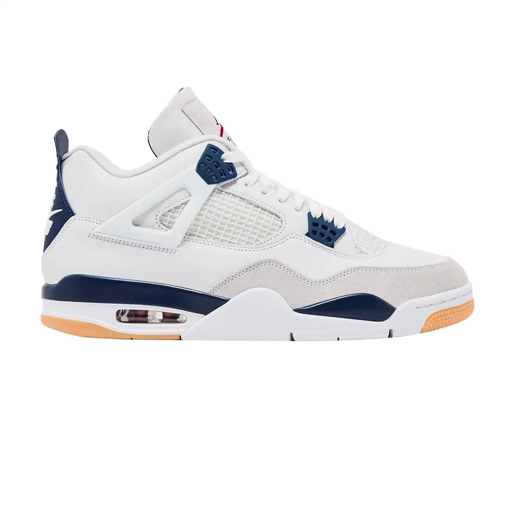 Air Jordan 4 - Summit White/White-Navy-Neutral Grey
