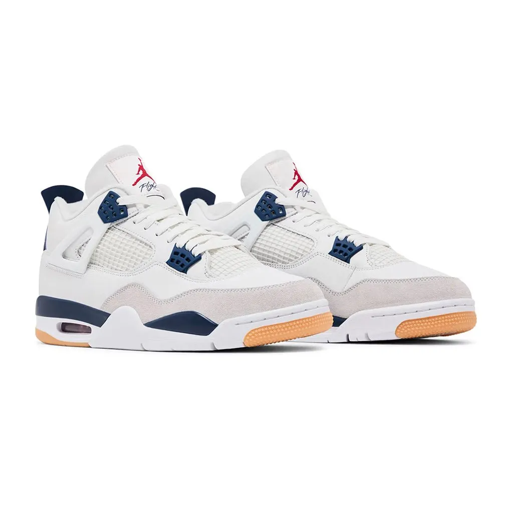 Air Jordan 4 - Summit White/White-Navy-Neutral Grey