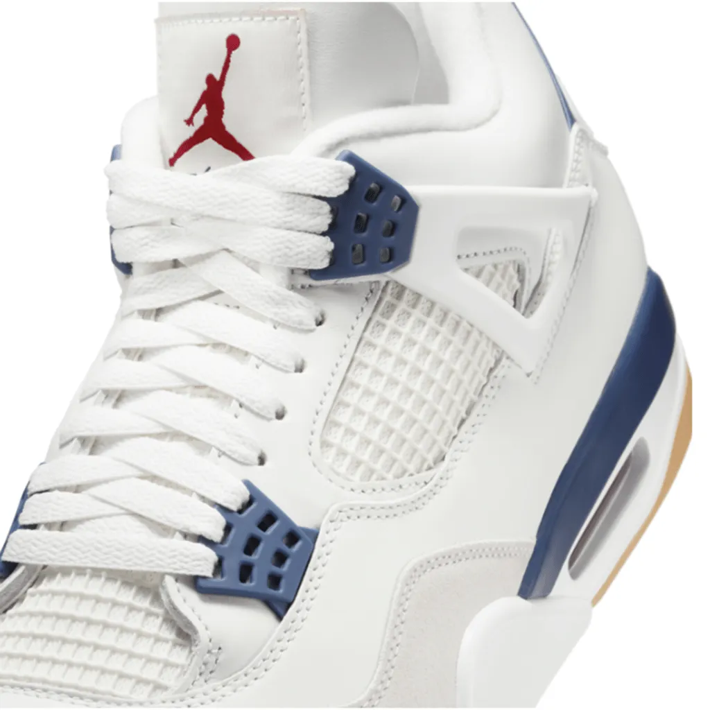 Air Jordan 4 - Summit White/White-Navy-Neutral Grey