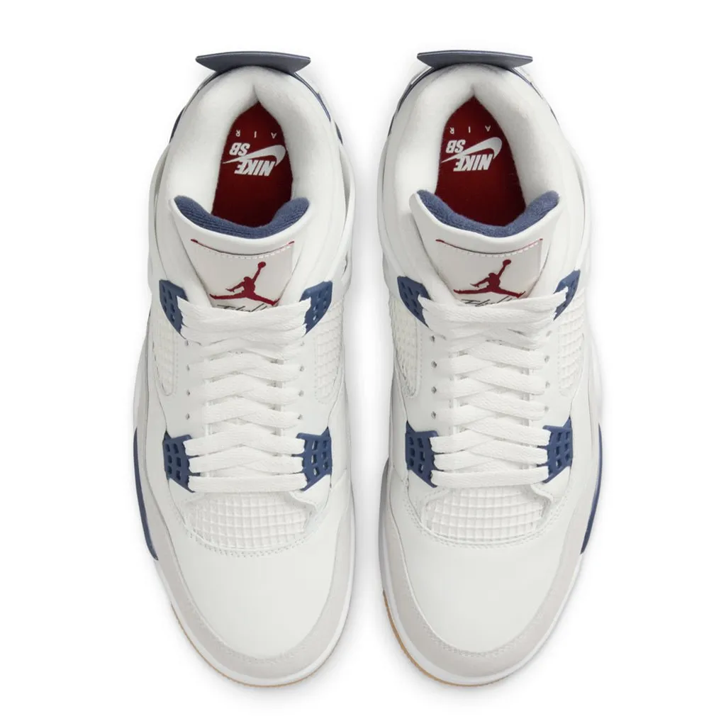 Air Jordan 4 - Summit White/White-Navy-Neutral Grey