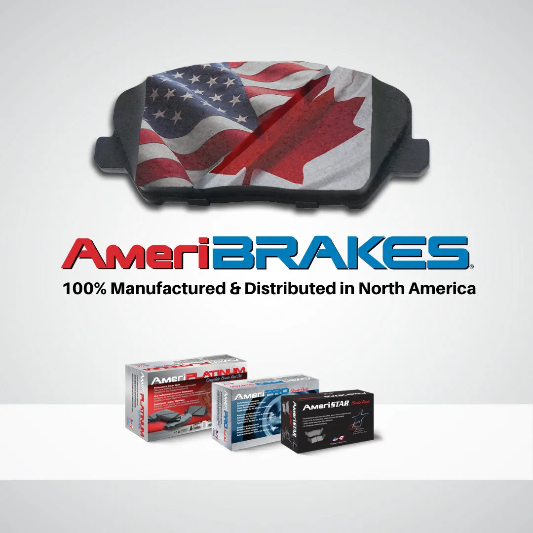 AmeriPro Premium Ceramic Pads Parking Brake Shoes for Hyundai Santa Fe 2007-2009