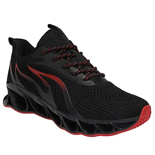APRILSPRING Women's Running Shoes Tennis Lightweight Breathable Sneakers for Women Black,US 7