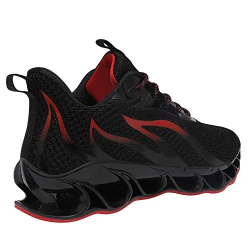 APRILSPRING Women's Running Shoes Tennis Lightweight Breathable Sneakers for Women Black,US 7