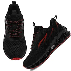 APRILSPRING Women's Running Shoes Tennis Lightweight Breathable Sneakers for Women Black,US 7