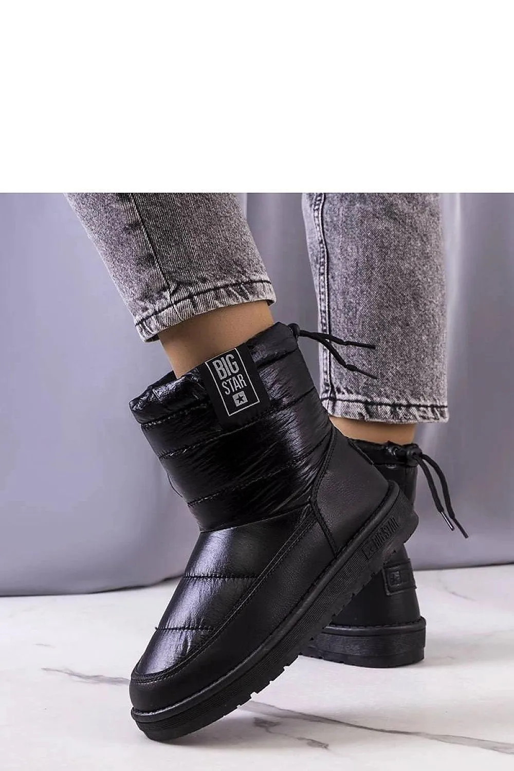 Black snow boots from Big Star