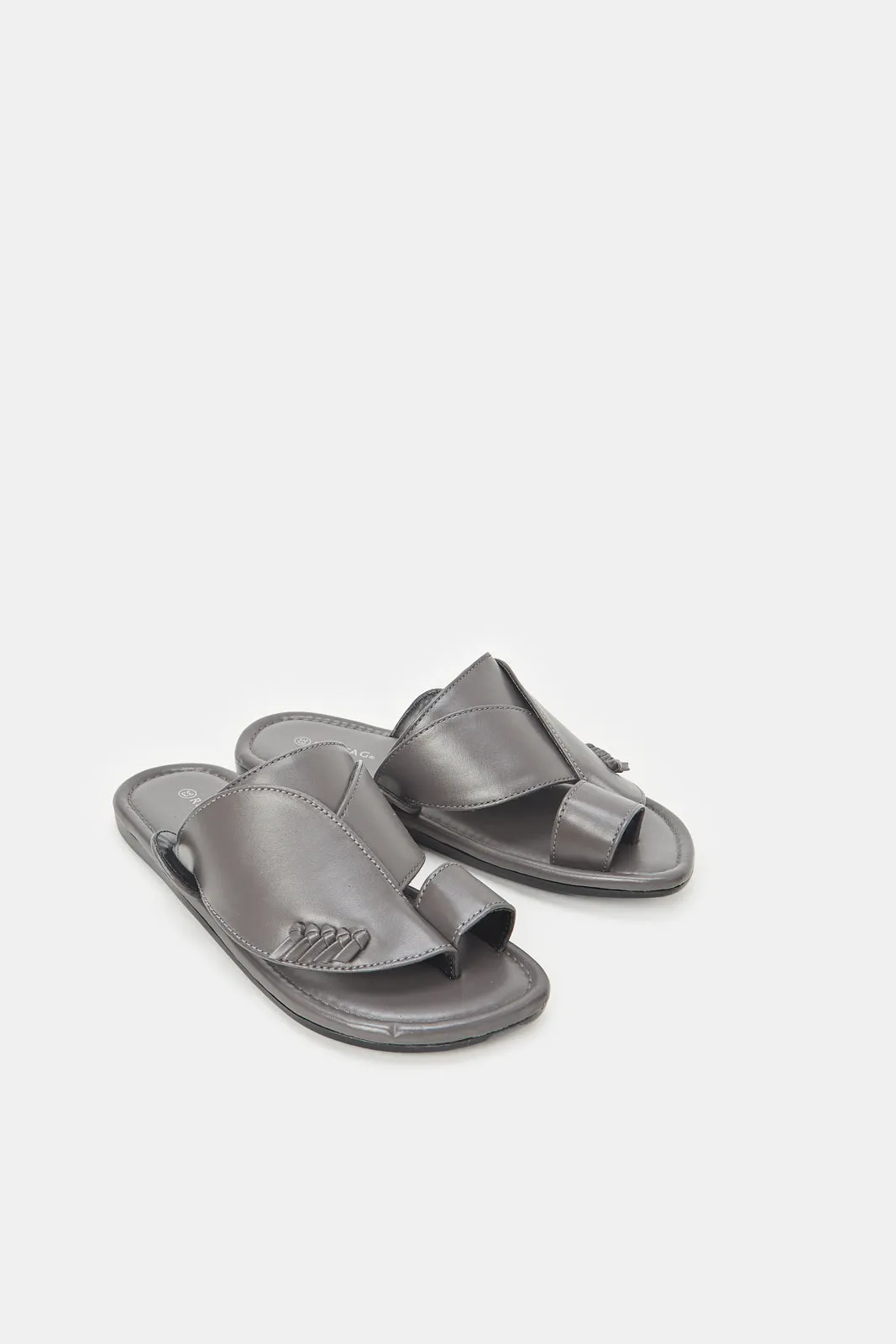 Boys Grey Traditional Sandals