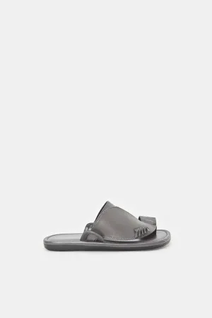 Boys Grey Traditional Sandals