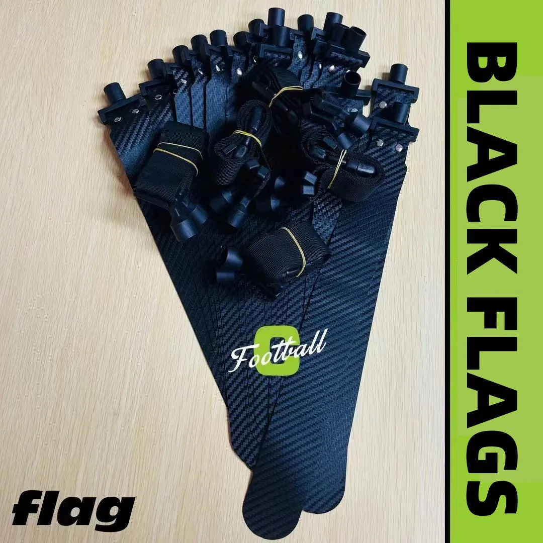 Bulk Black Flag Football Flags