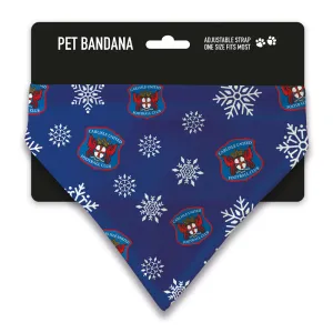 Carlisle United Christmas Snow Pet Bandana