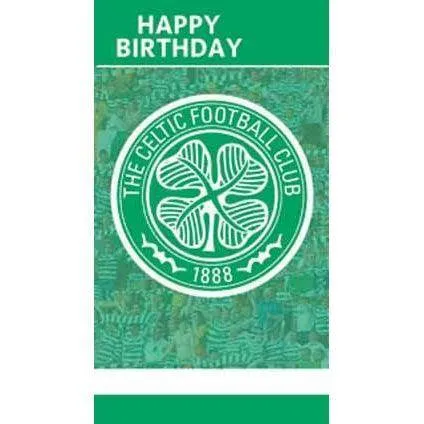 Celtic FC Happy Birthday Crest Card