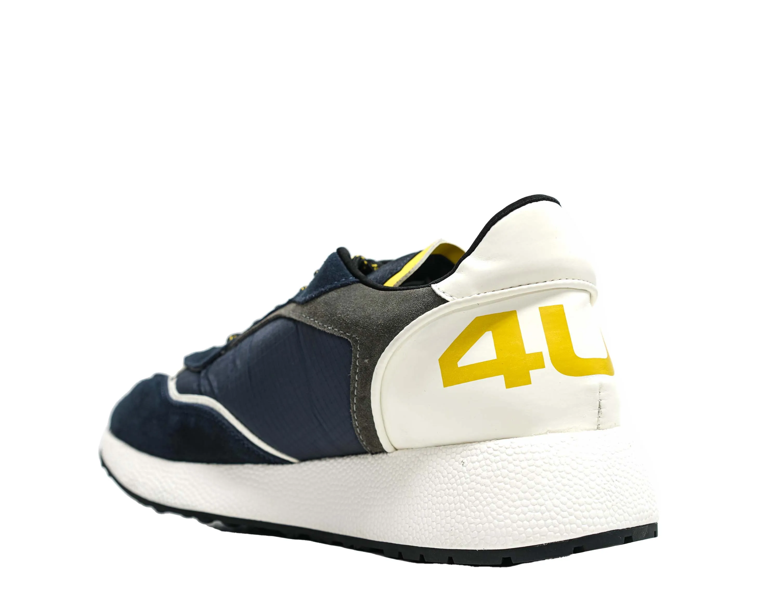 Cesare Paciotti 4US Men’s Navy & Yellow Sneaker BB9020