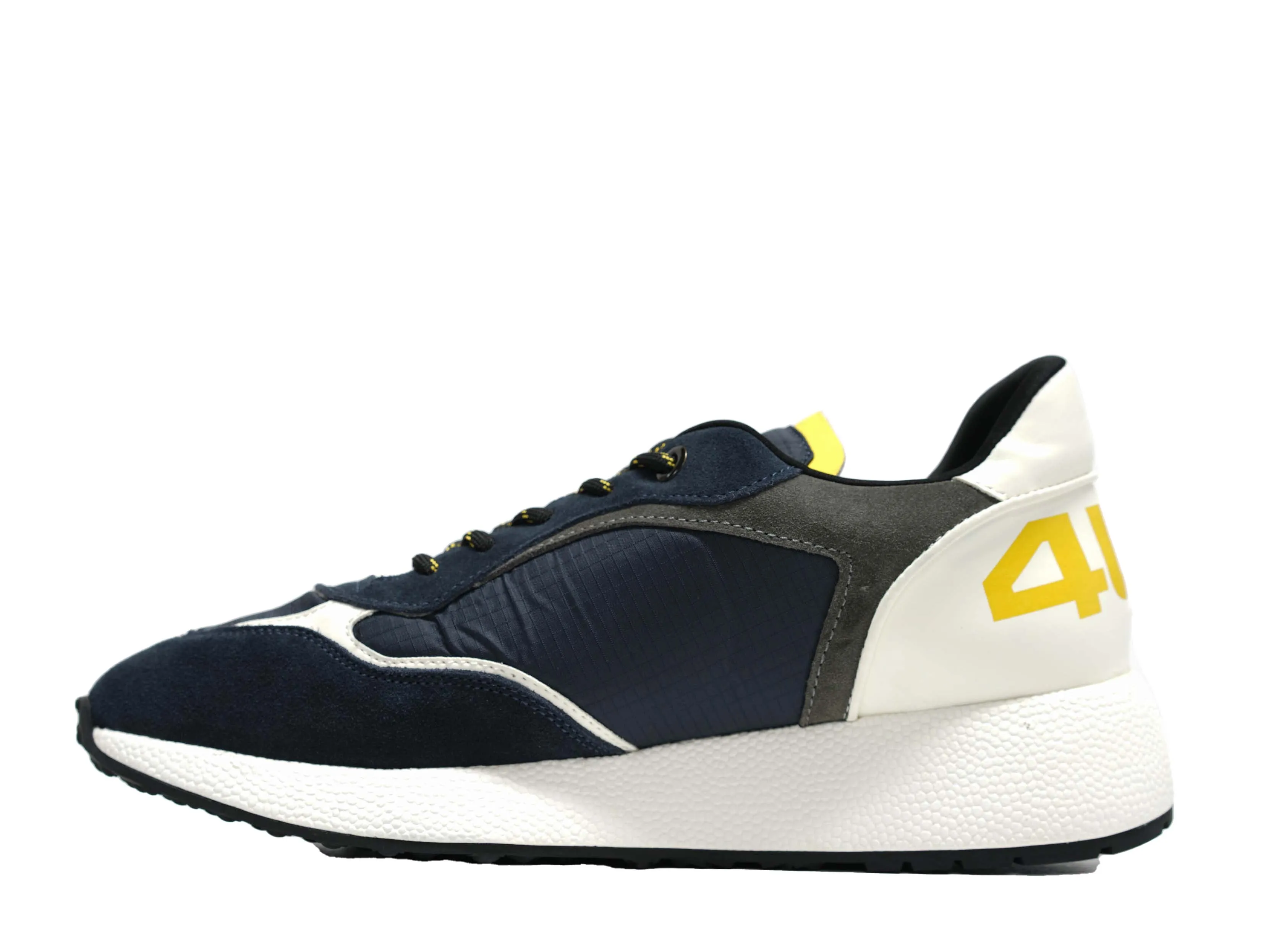 Cesare Paciotti 4US Men’s Navy & Yellow Sneaker BB9020