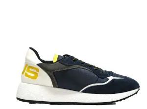 Cesare Paciotti 4US Men’s Navy & Yellow Sneaker BB9020