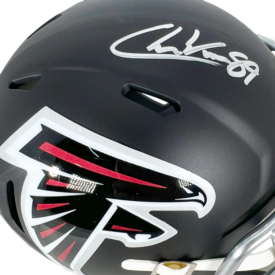 Charlie Woerner Signed Atlanta Falcons Speed Mini Football Helmet (Beckett)