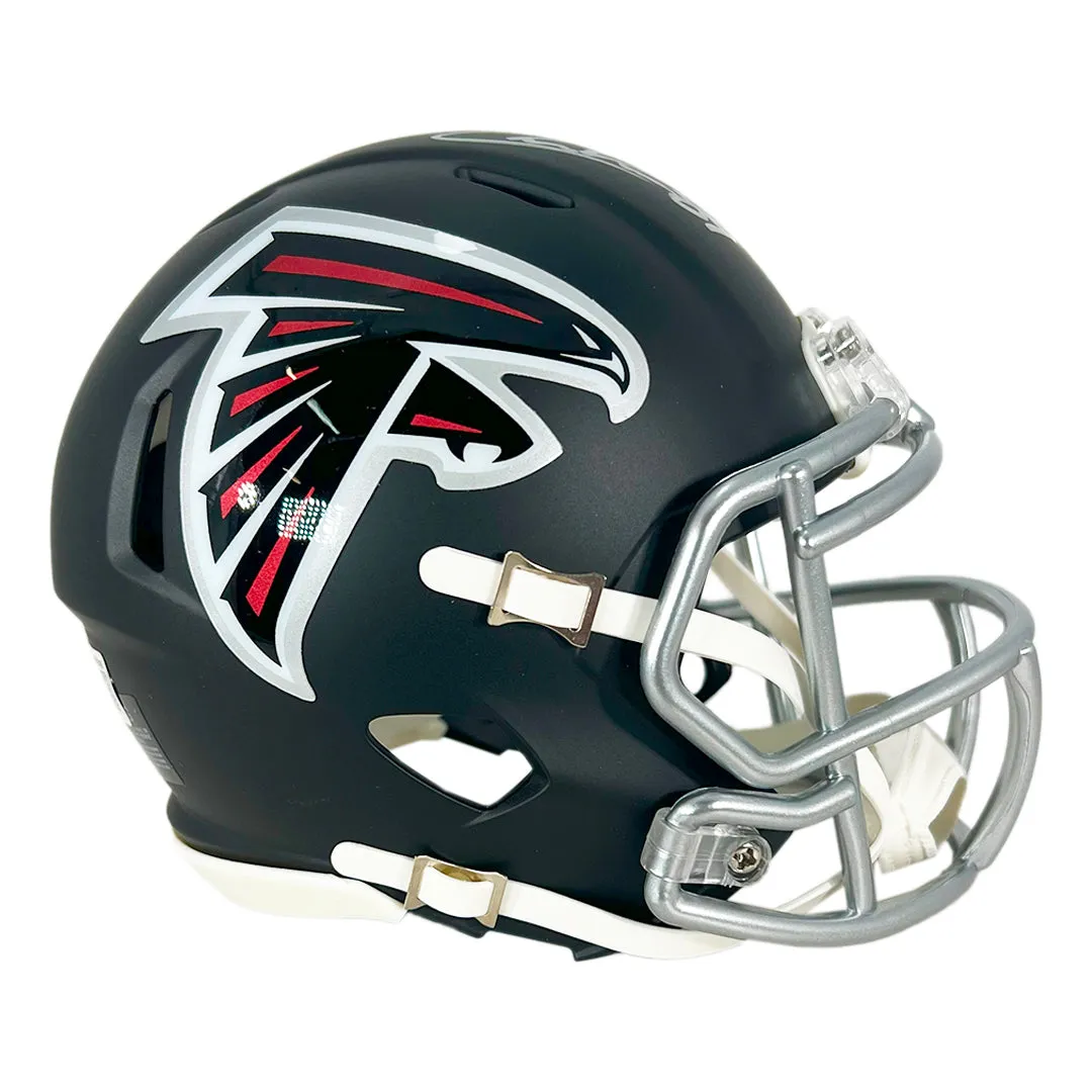 Charlie Woerner Signed Atlanta Falcons Speed Mini Football Helmet (Beckett)