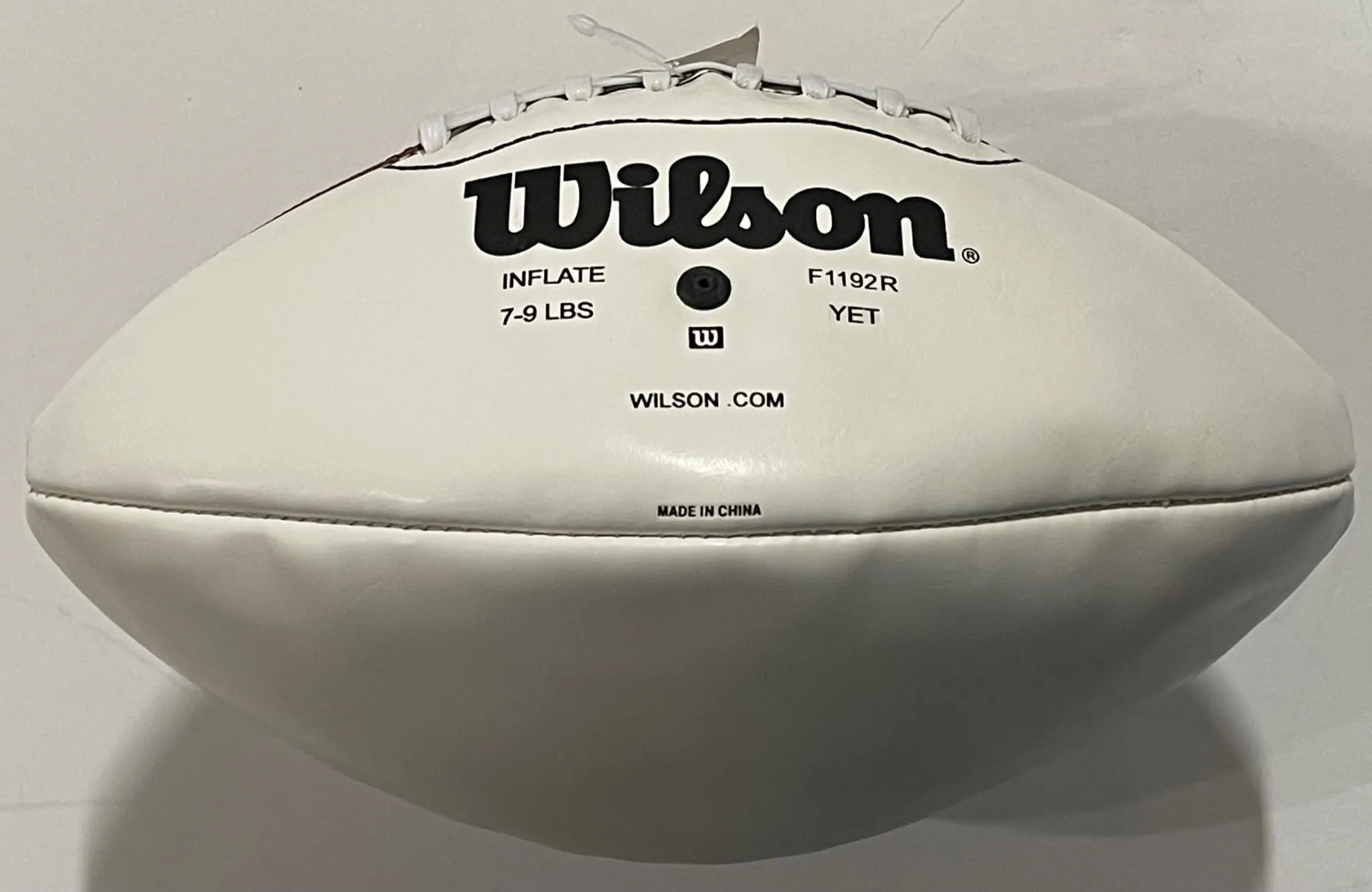 Chris Chambers Autographed Wilson White Panel NFL Football