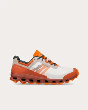 Cloudvista White / Rust Running Shoes