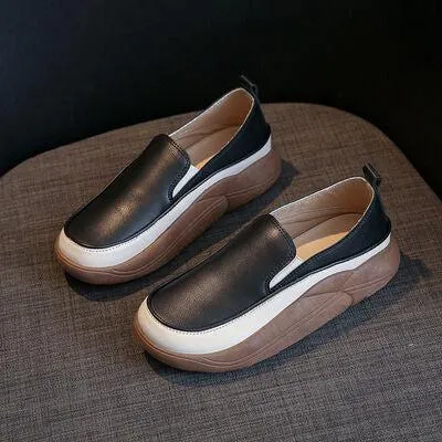 Comfort And Performance Chunky Slip On Shoes