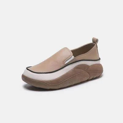 Comfort And Performance Chunky Slip On Shoes