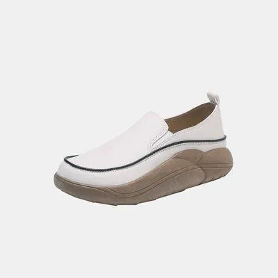 Comfort And Performance Chunky Slip On Shoes