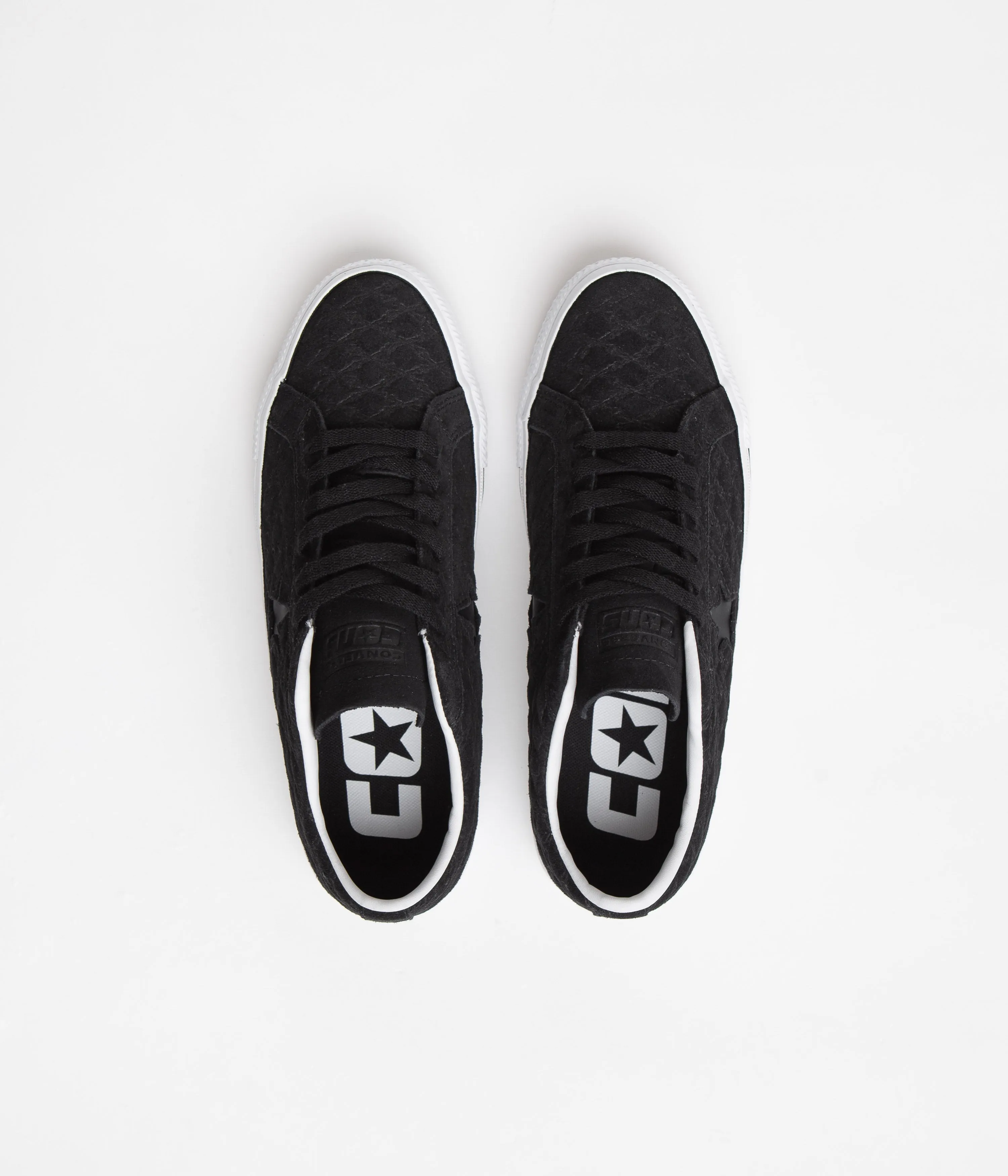 Converse One Star Pro Bones Ox Shoes - Black / Black / White