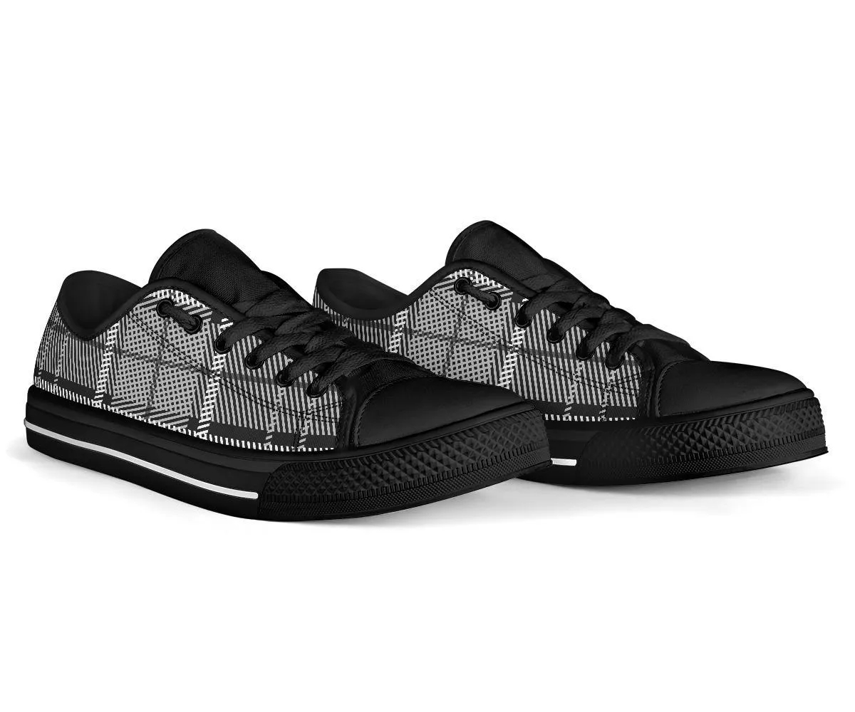 Custom Sneakers-Black and White Series 129