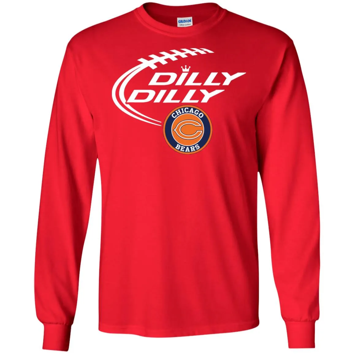 Dilly Dilly Chicago Bears Nfl Football Men Long SLeeve Shirt