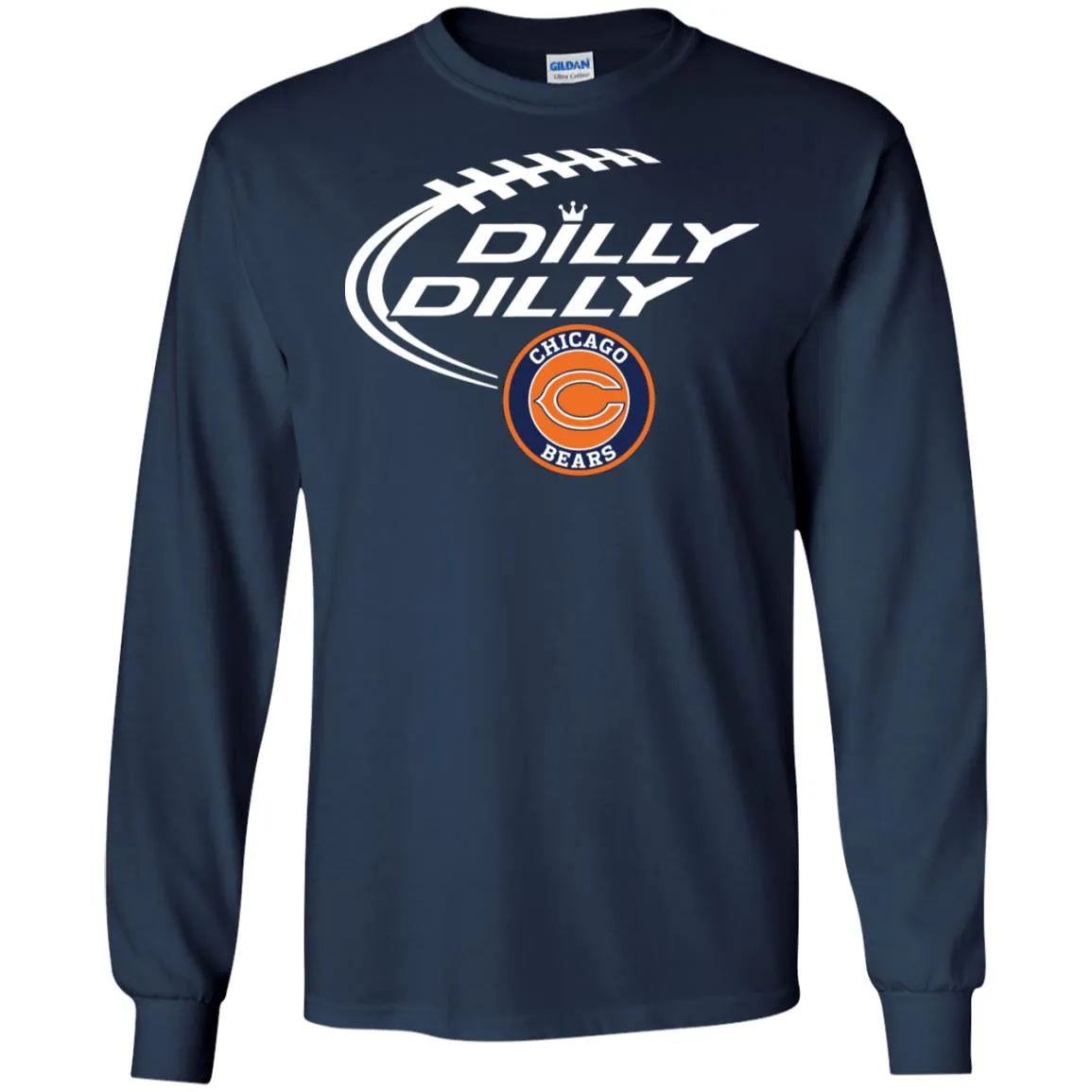 Dilly Dilly Chicago Bears Nfl Football Men Long SLeeve Shirt