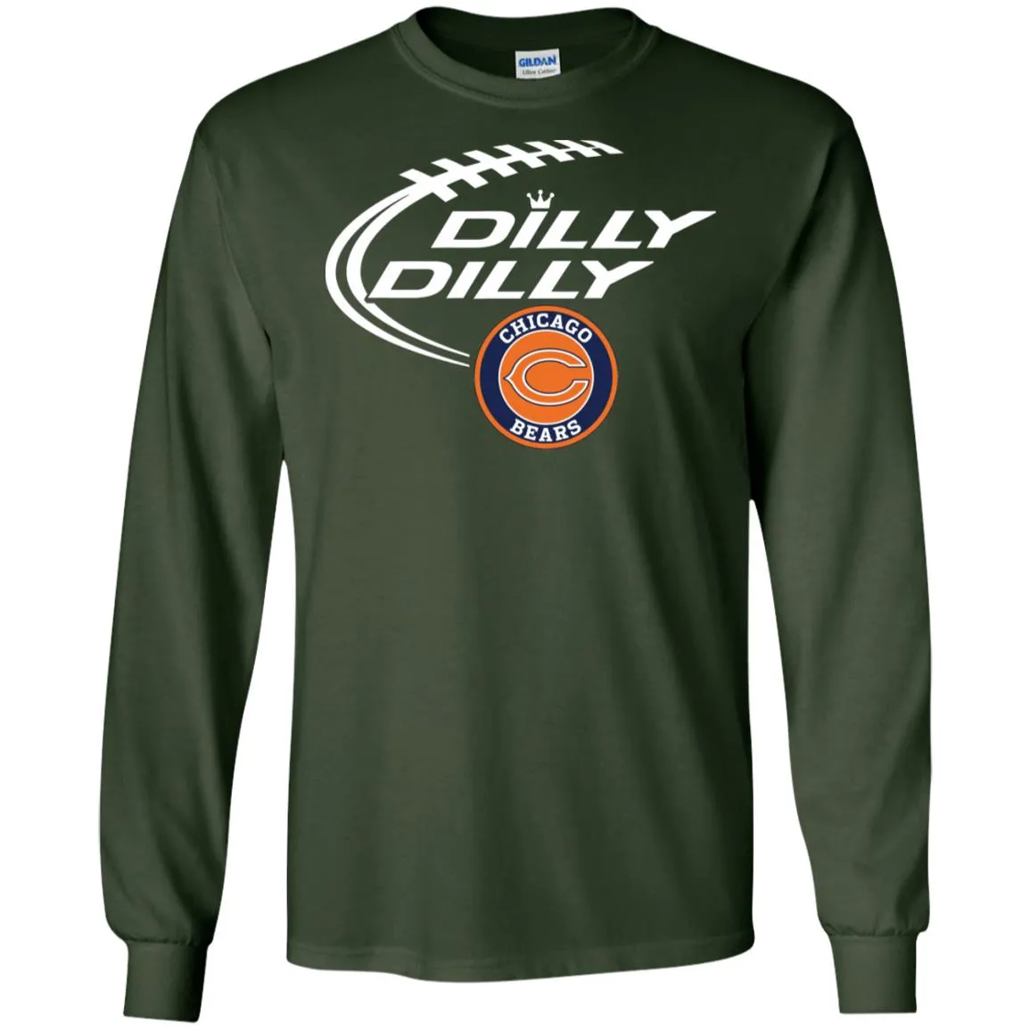Dilly Dilly Chicago Bears Nfl Football Men Long SLeeve Shirt