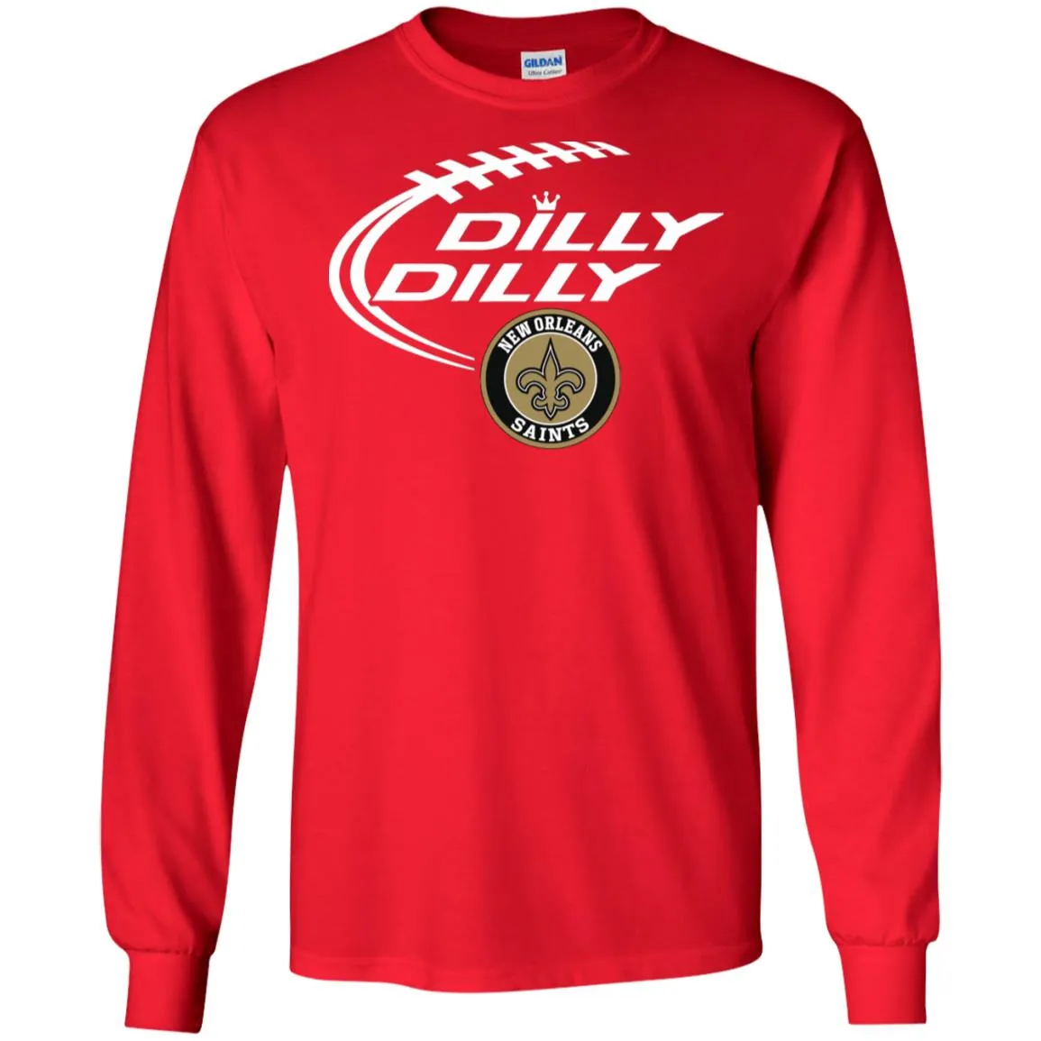 Dilly Dilly New Orleans Saints Nfl Football Men Long SLeeve Shirt