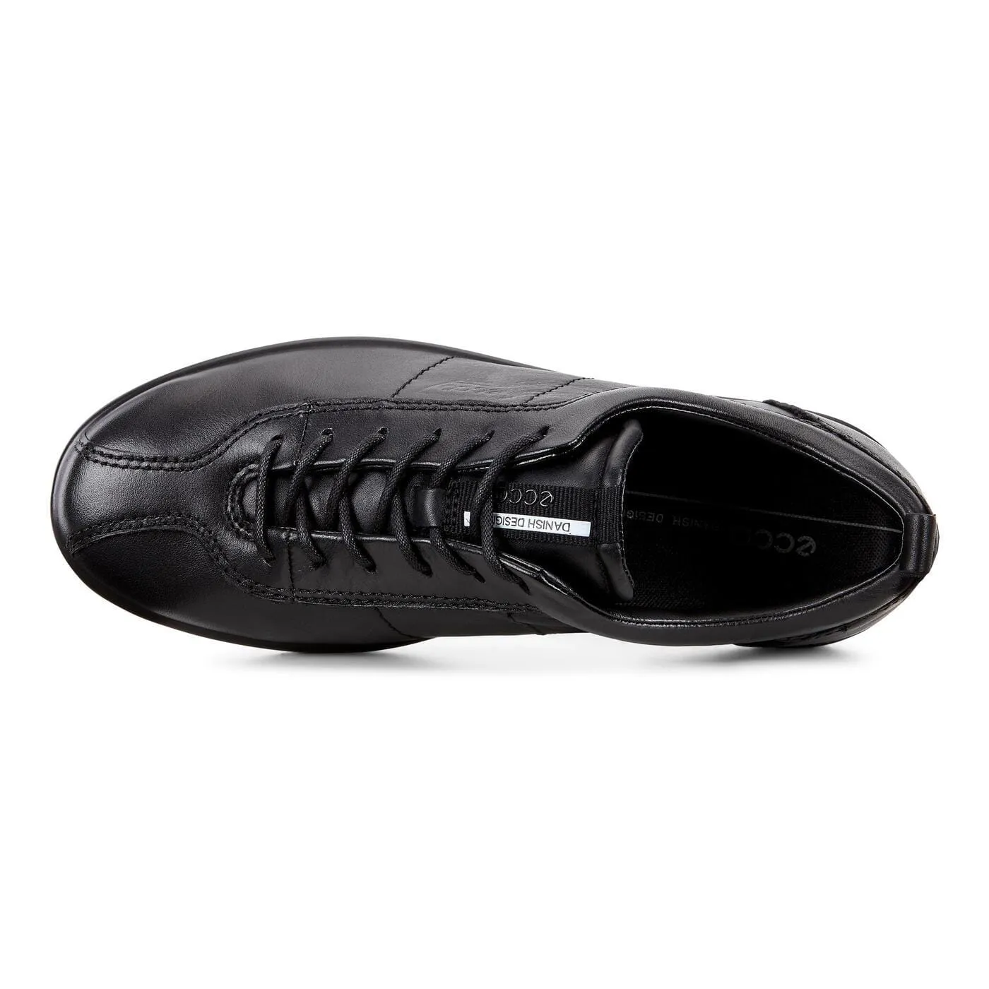 Ecco Women's Soft 1 Sneakers- Black