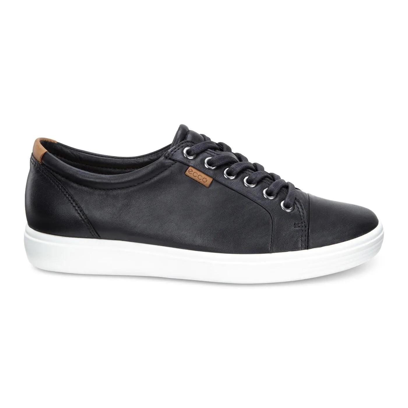 Ecco Women's Soft 7 Sneakers- Black