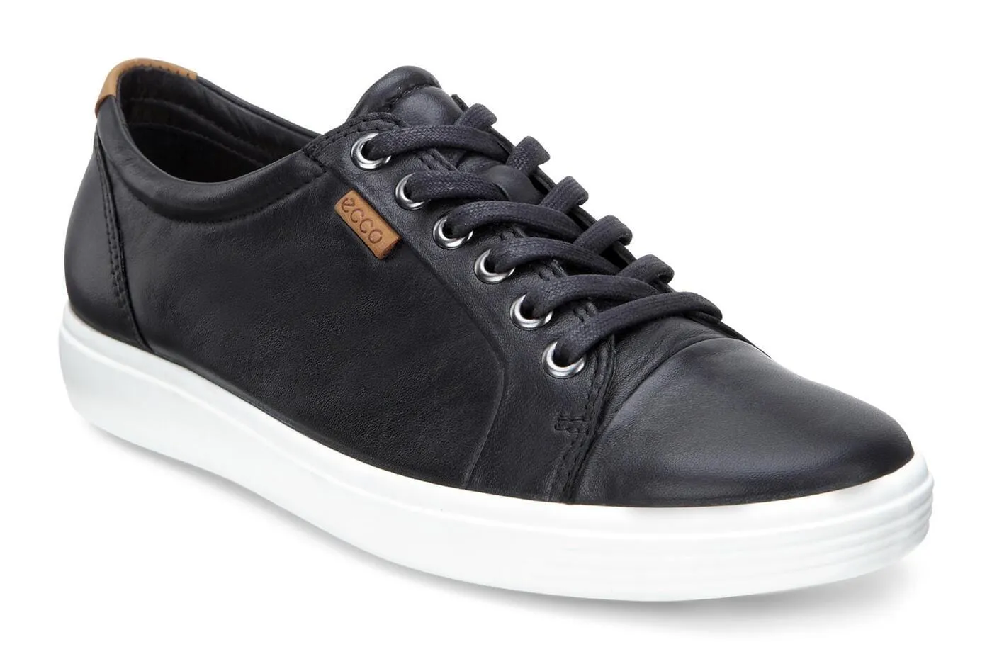 Ecco Women's Soft 7 Sneakers- Black