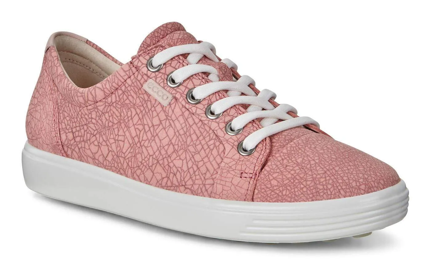 Ecco Women's Soft 7 Sneakers- Muted Clay/ Rose Dust