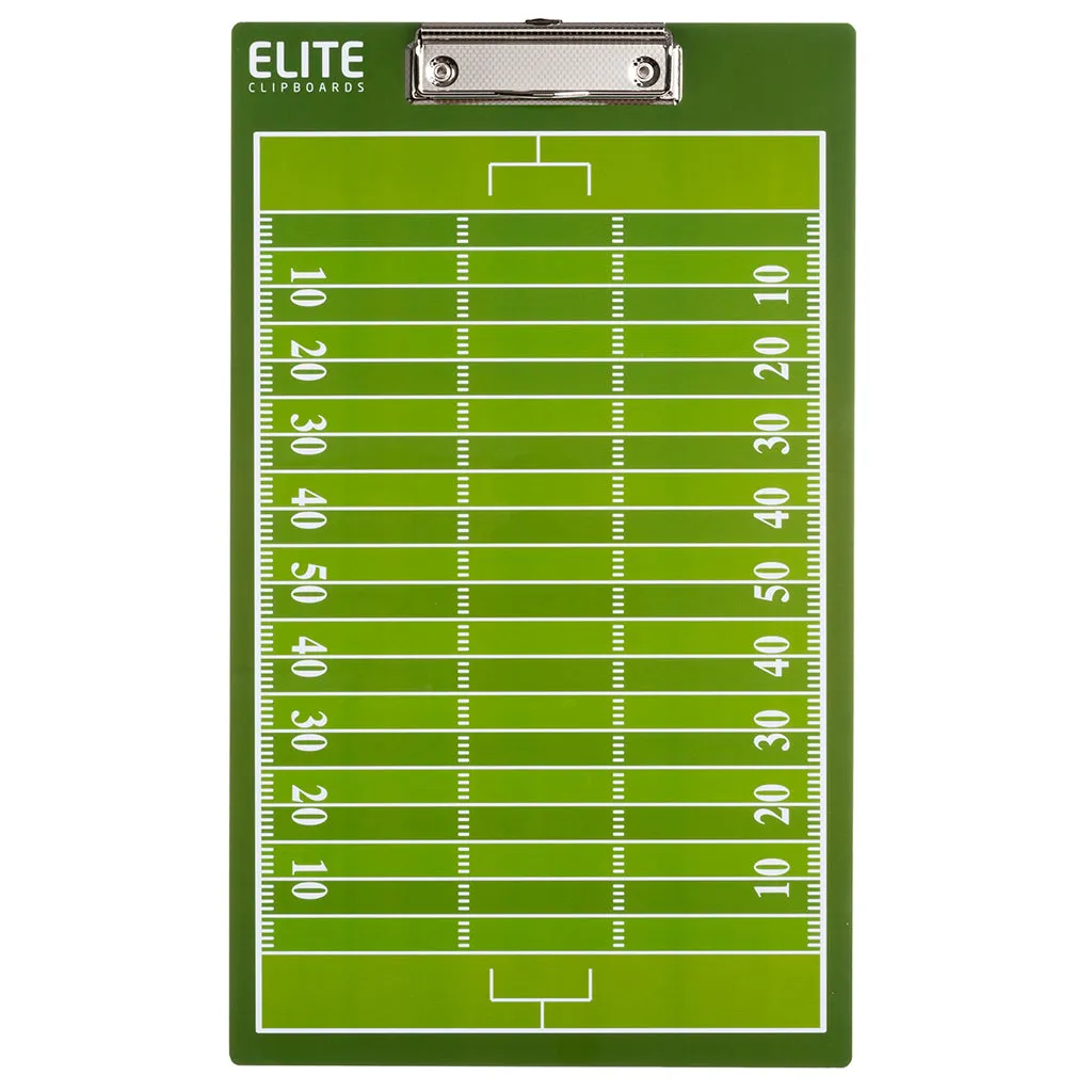 Elite Dry Erase Football Coaches Clipboard
