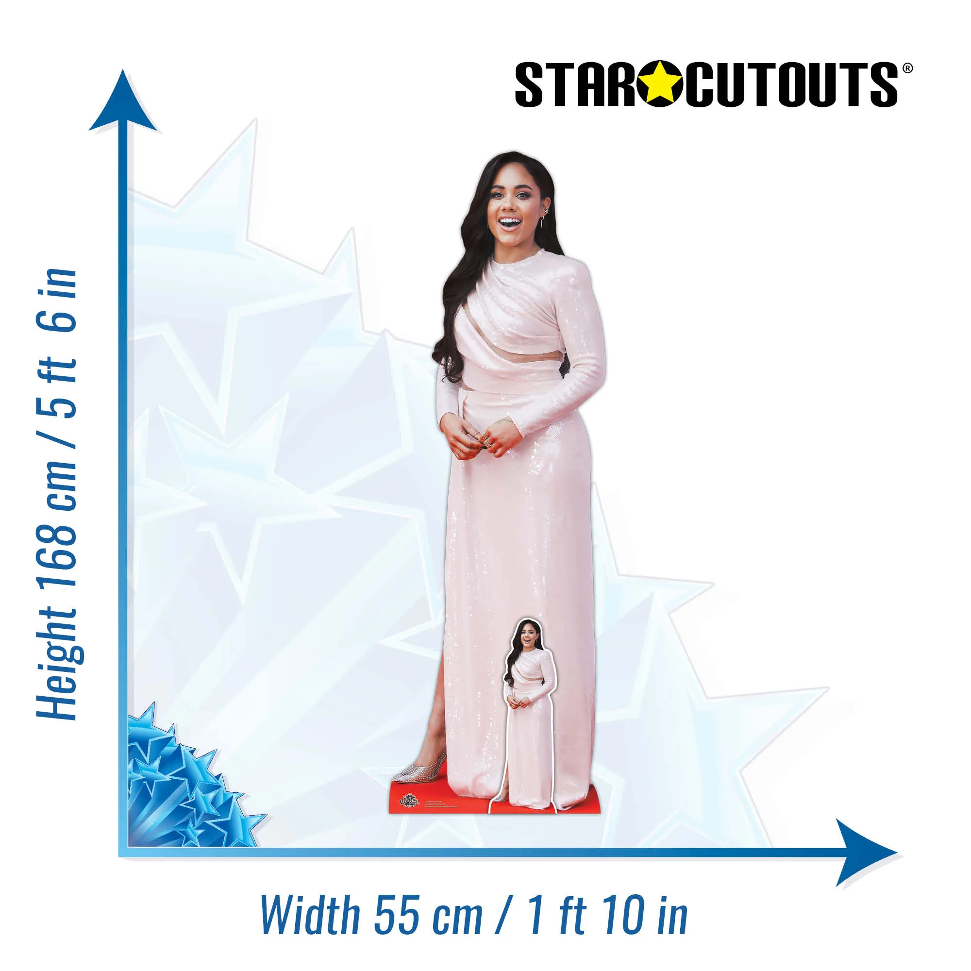 Famous Presenter  Alex Scott  Cardboard Cutout